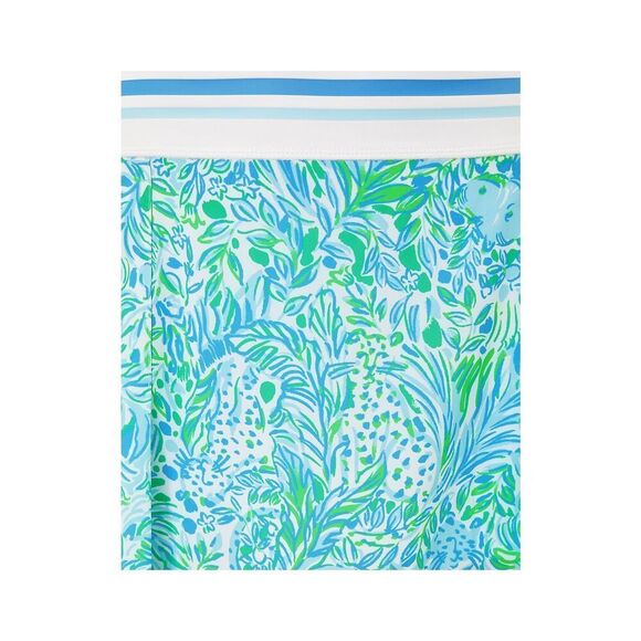 Lilly Pulitzer Luxletic Yvonne Tennis Skort Hydra Blue Dandy Lions Built in shor - Picture 6 of 9